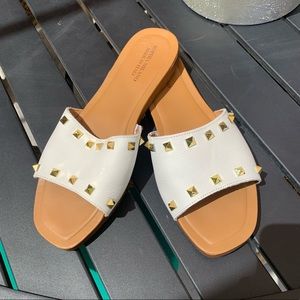Sophia Milano Stud Flat Sandals